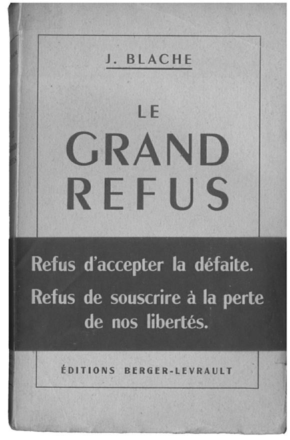 Couverture de « Le Grand refus, pamphlet pour notre rééducation civique »