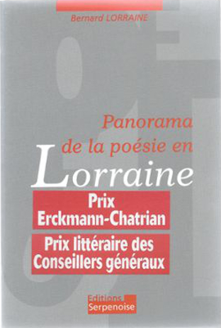 Couverture de « Panorama de la littérature lorraine »