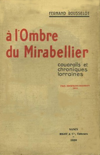 Couverture de « À l'ombre du mirabellier »